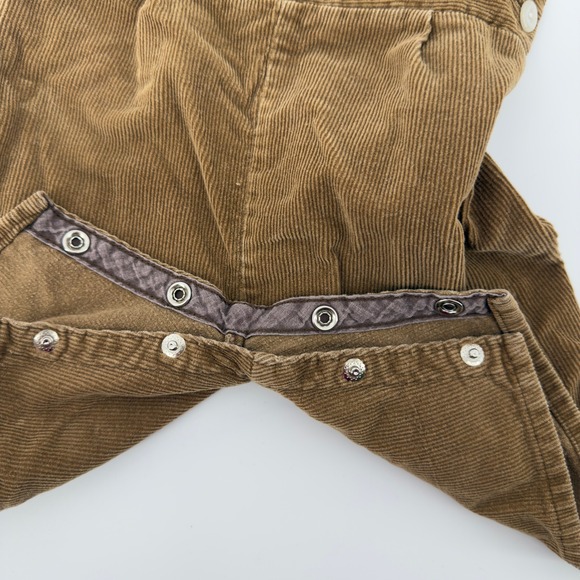 Vtg Toddletime JCPenney Baby Corduroy Overalls Brown Size 1/2 13.5-18 lbs 6-9 Mo - Picture 5 of 6